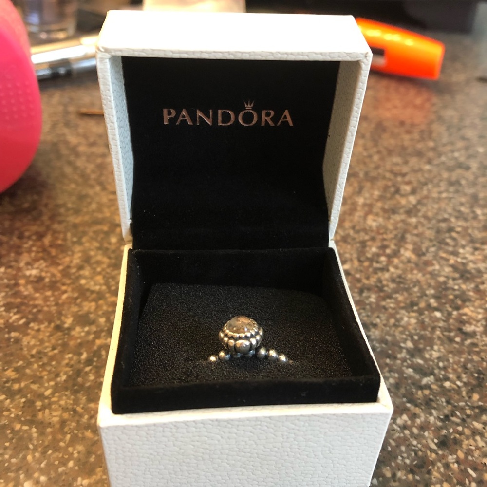 Pandora April birthday blooms ring